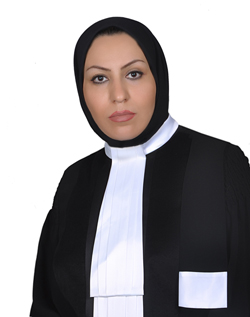 عکس وکیل معصومه حاتمی کساوند
