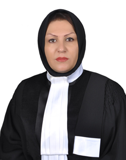 عکس وکیل طیبه مظاهری