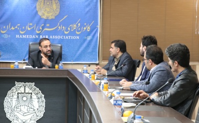 A joint meeting of the president of the Hamedan Bar Association was held with the members of the press house of the province